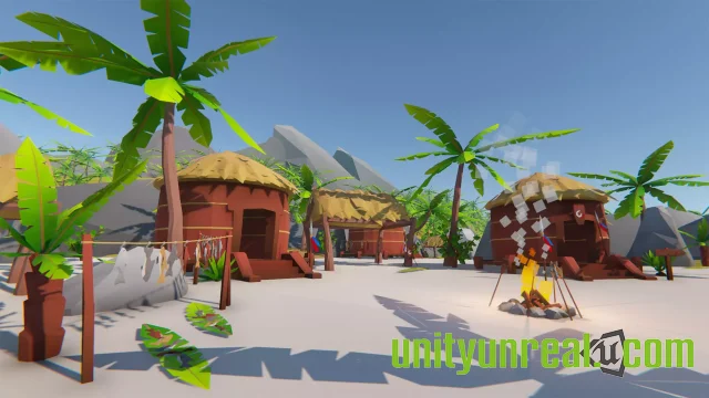 Unity Asset – Lowpoly Style Tropical Island Environment