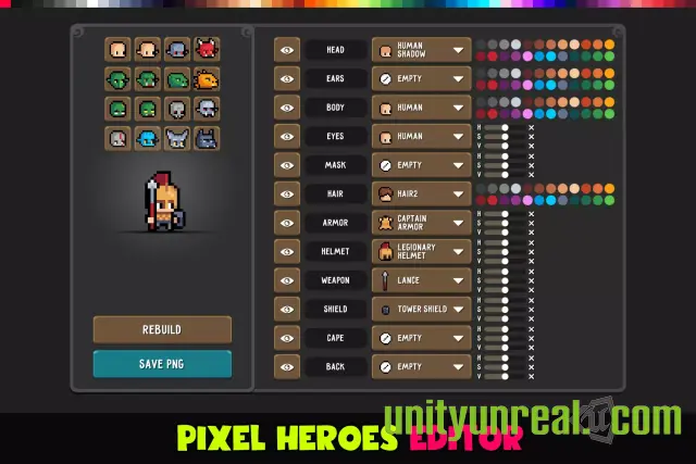 Pixel Heroes: Fantasy Editor